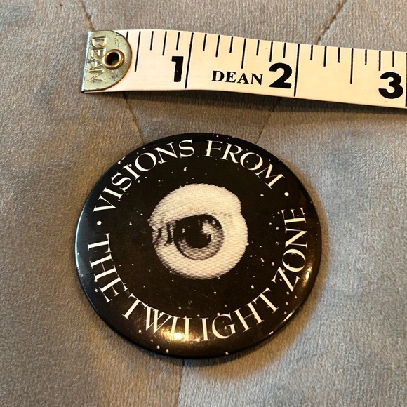 Twilight Zone Button Pin - Picture 2 of 2